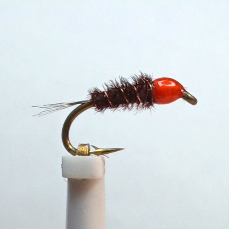 Nymphe Pheasant Tail à tête rouge série spéciale "RS" Nymphe Pheasant Tail à tête rouge série spéciale "RS"