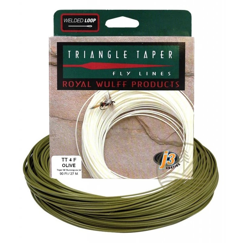 Royal Wulff Triangle Taper olive floating