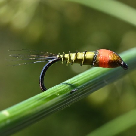 Nymphe en biots d'oie olive