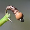 Micro Nymphe naturelle avec bille chocolat