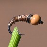 Micro Nymphe naturelle avec bille chocolat