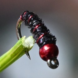 Micro Nymphe naturelle avec bille chocolat