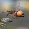 Nymphe Pheasant Tail naturel avec bille chocolat