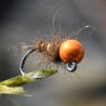 Nymphe l'Orangeade avec bille orange métal