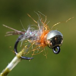 Nymphe Oreille de Lièvre avec bille or