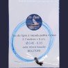 Bas de ligne à nœuds de 2.70 mètres et de vitesse normale conseillé pour les petites rivières