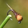 Mini Jig Pheasant Tail marron avec bille chocolat Mini Jig Pheasant Tail marron avec bille chocolat