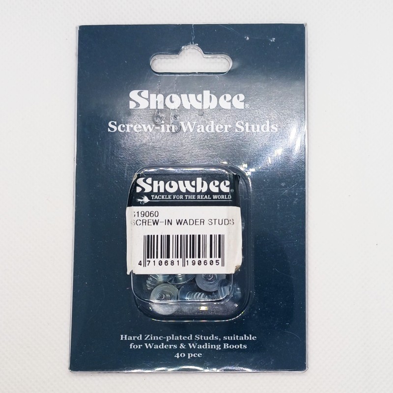 Clous en en acier zingué Snowbee pour waders