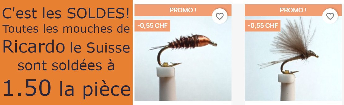 Les mouches de Ricardo le Suisse soldées